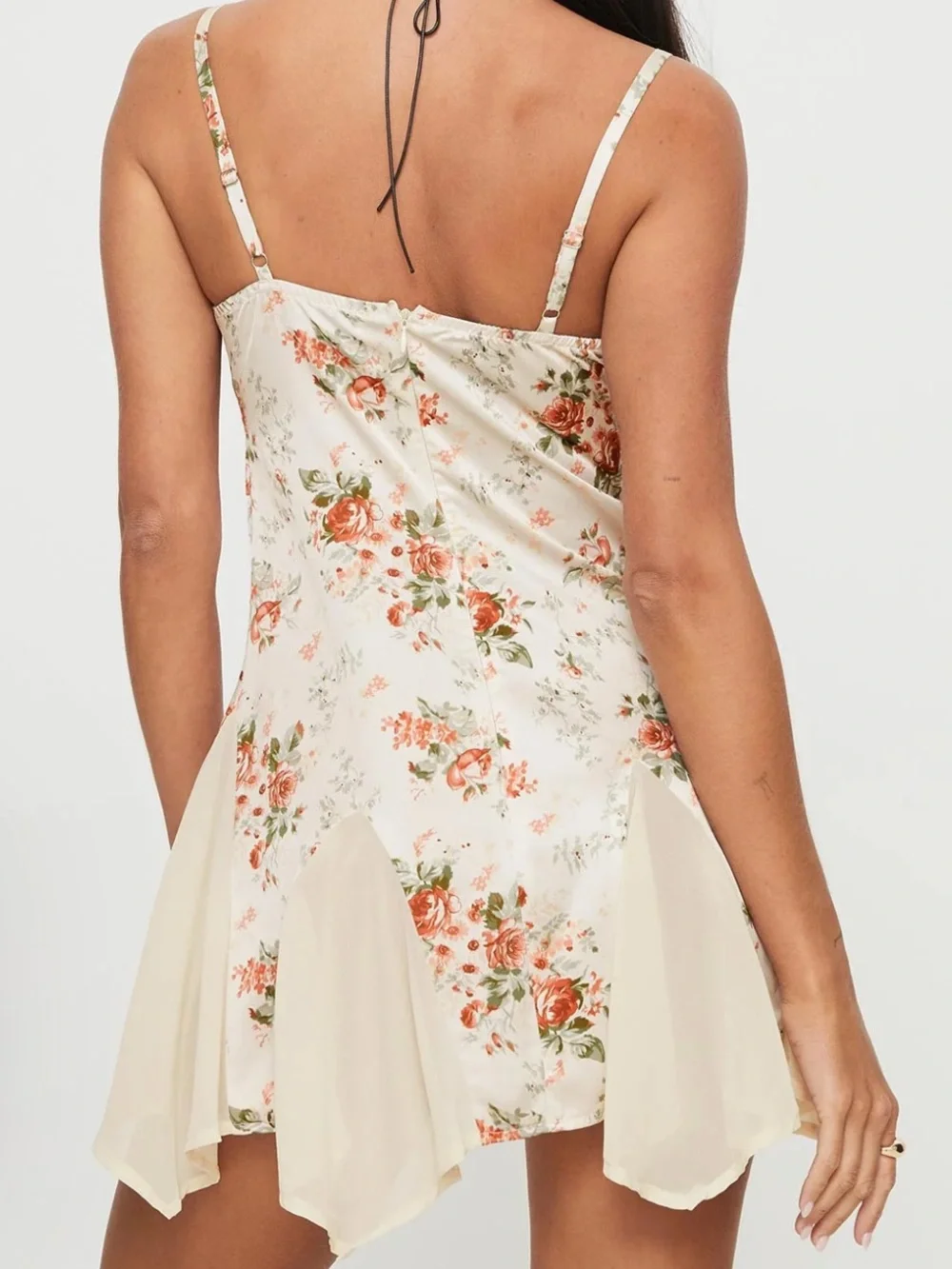 Princess Polly Lucardi Satin Floral Mini Dress - Picture 2 of 9